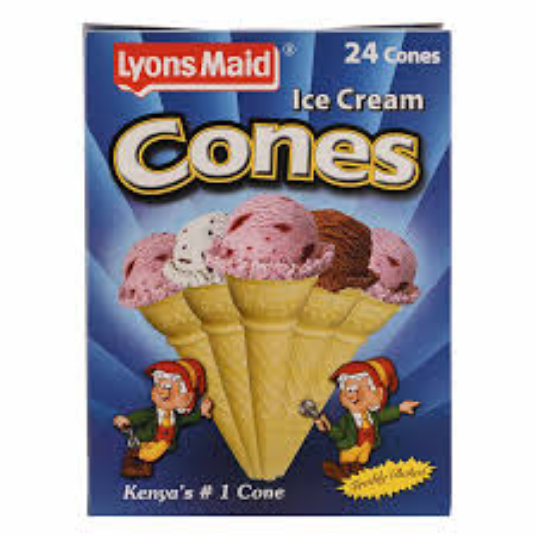 LYONS MAID ICE CREAM CONES 24 CONES